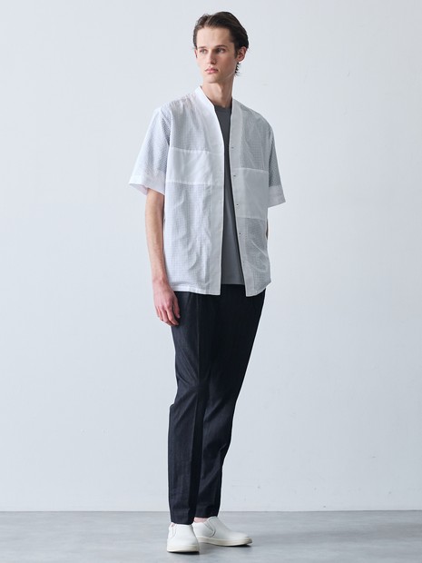 ハーフレイヤード 半袖 Tシャツ｜5351POUR LES HOMMES / 5351プール・オム