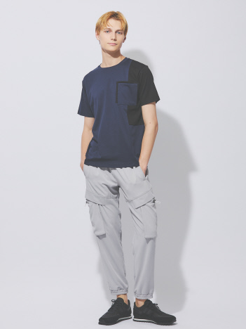 ダブルポケット 半袖 Tシャツ