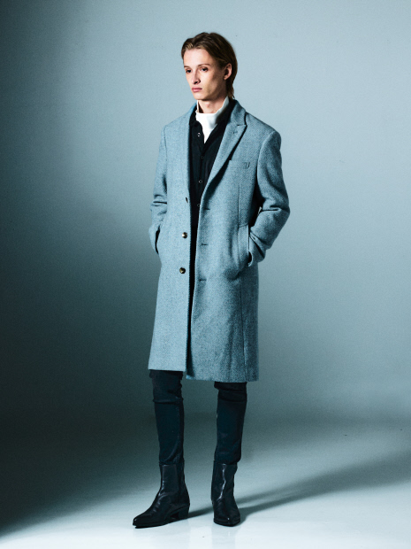 25A/W】尾州産 ピークドラペル チェスターコート｜5351POUR LES HOMMES