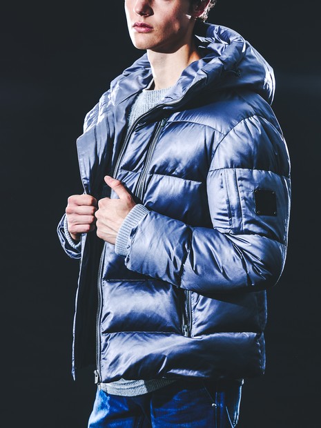 25A/W】レザーエンボス ダウンジャケット｜5351POUR LES HOMMES / 5351