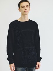 コンビネーション クルーネックニット｜5351POUR LES HOMMES / 5351