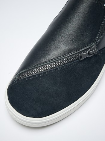 スイッチング ジップレザー スニーカー｜5351POUR LES HOMMES / 5351