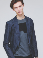 vandori ニットコート ヴァンドリ 別注】Vandori / ヴァンドリ グレンチェック ニットコート