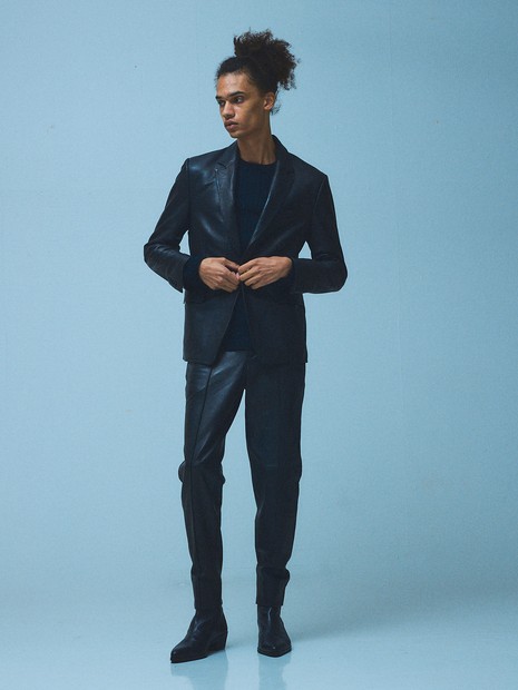 25AW/セットアップ対応】テーラード レザージャケット｜5351POUR