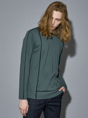 5351POUR LES HOMMES - 【25AW】Lライン 長袖Tシャツ【予約】