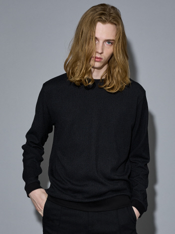 5351POUR LES HOMMES - シャーリング ジャガード 長袖Tシャツ【予約】