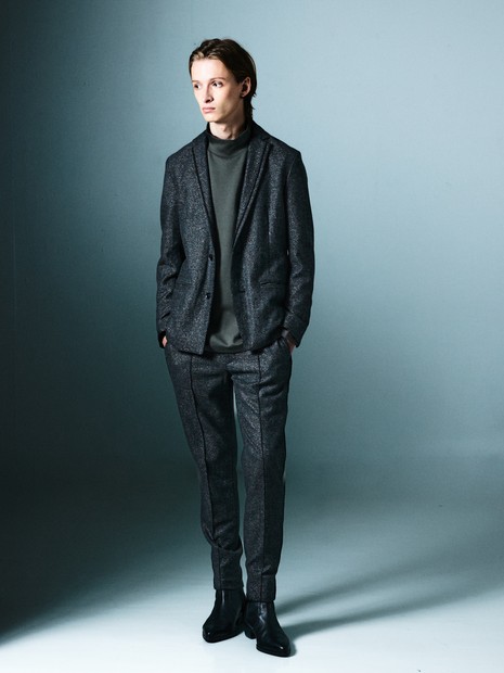 サイドライン ハイネック 長袖Tシャツ｜5351POUR LES HOMMES / 5351