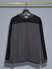 5351POUR LES HOMMES - コンビネーション スエード 長袖Tシャツ【予約】