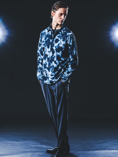 ストレッチ / ベルトレス】 スリムテーパード シェフパンツ｜5351POUR