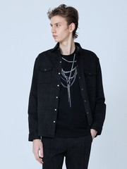 【5351POUR LES HOMMES】5351プール·オム コサージュ ハイヒール ポインテッド サイドジップ ブーツ｜5351POUR LES HOMMES