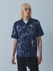 【セットアップ対応】スモーク ジャガード 半袖シャツ