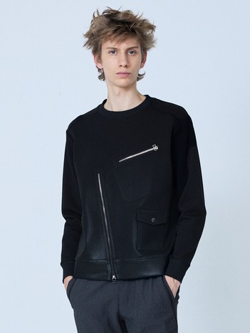 5351POUR LES HOMMES - 【ライダース】長袖 スウェットTシャツ