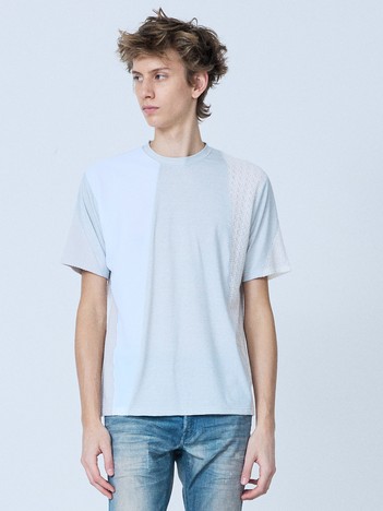 【パッチワーク】半袖 Tシャツ