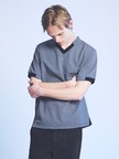フィンリーチェック ジャガード VネックTシャツ