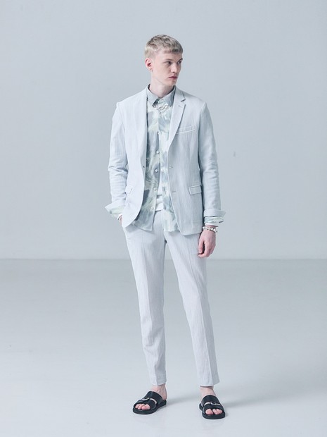 【セットアップ対応】ワッシャー メッシュ スラックス