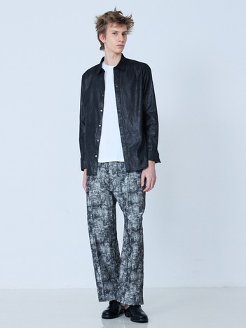 【総柄】ダンカリージャガード ワイド テーパード パンツ【予約】