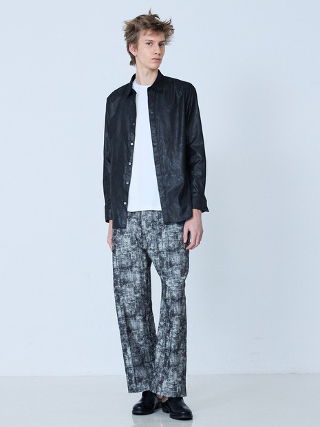 【総柄】ダンカリージャガード ワイド テーパード パンツ【予約】