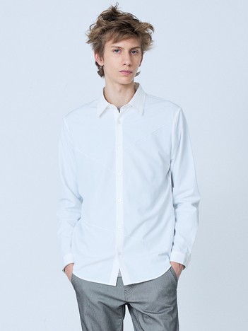 【ピンタック】ランダム 長袖 シャツ