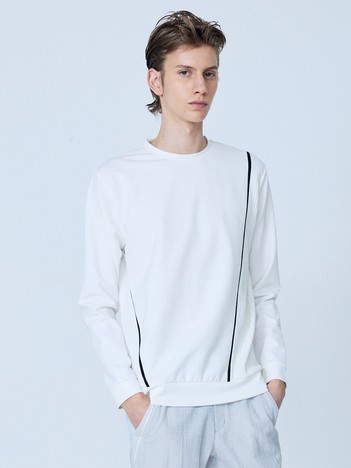 【V-Line】コンビネーション 長袖 Tシャツ