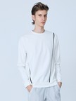【V-Line】コンビネーション 長袖 Tシャツ
