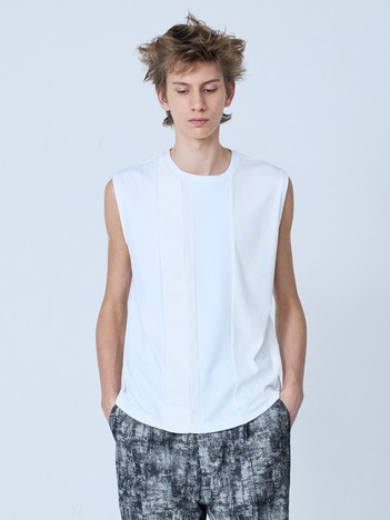 【コンビネーション】ノースリーブ　Tシャツ