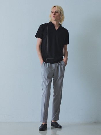 【L-Line】スキッパー ポロシャツ