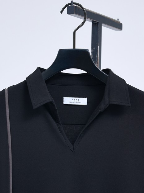 L-Line】スキッパー ポロシャツ｜5351POUR LES HOMMES / 5351プール・オム