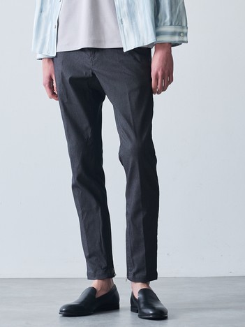 【ハイストレッチ】ツイル テーパード スキニー パンツ【予約】