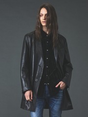 レザー ハーフコート【予約】｜5351POUR LES HOMMES / 5351プール・オム