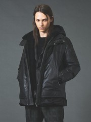 レザーダウン × ムートンジャケット【予約】｜5351POUR LES HOMMES