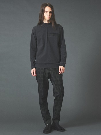 5351POUR LES HOMMES - ブラッシュドモックネック L/S Tee【予約】