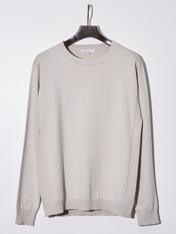 【カシミアタッチ / 25AWカラー】クルーネック ニット