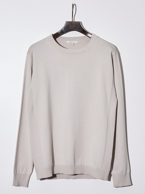 【カシミアタッチ / 25AWカラー】クルーネック ニット