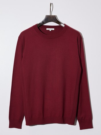 【カシミアタッチ / 25AWカラー】クルーネック ニット