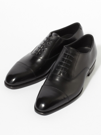 カーフキャップトゥドレスシューズ