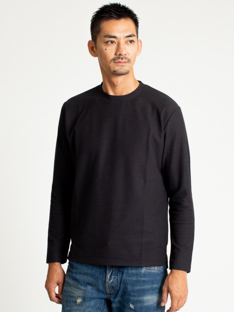 ウールナイロンダブルフェイスニット
