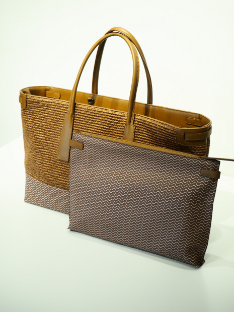 ZANELLATO(M) DUO M+/ ラフィアBAG