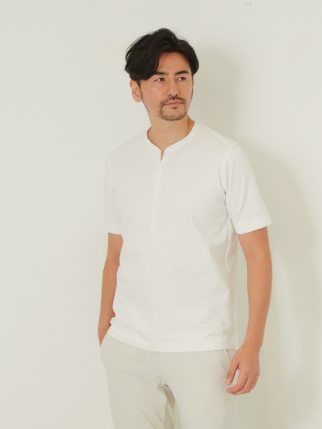 ファイバーポンチ ファスナーTシャツ