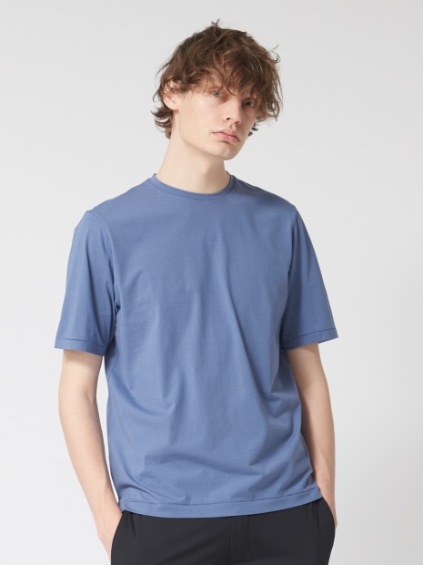 WEB別注】Wシルケット天竺 クルーネック Tシャツ｜OUTLET (MEN'S