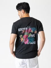 アウトレット (メンズ)
THE EDITOR フラワープリント クルーネック Tシャツ