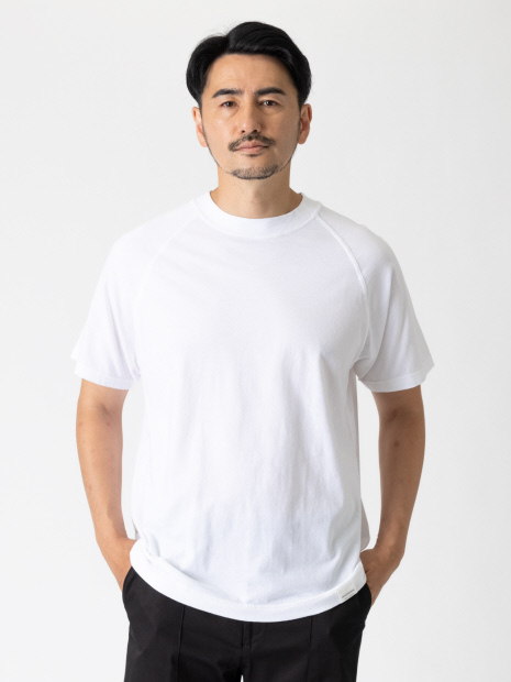 【別注】upper hights / アッパーハイツ ラグランスリーブ 半袖 Tシャツ