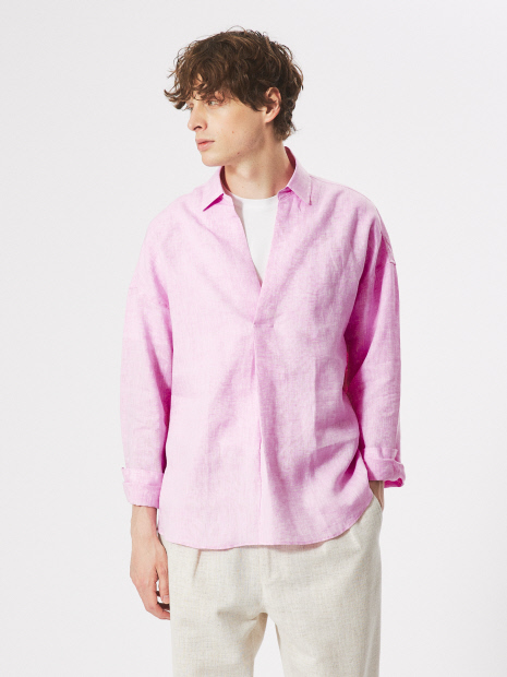 COLONY CLOTHING / ALBINI リネン プールサイドシャツ