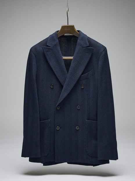 BOGLIOLI / ボリオリ】ガーメントダイウールシルクコットン