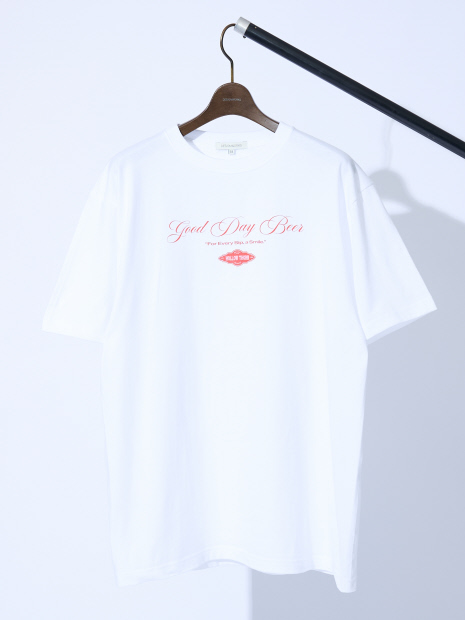 【good Day Beer】プリント Tシャツ