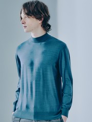 シルク モックネック プルオーバーニット｜DESIGNWORKS (MEN'S