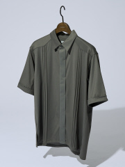 DESIGNWORKS (MEN'S) - 【接触冷感】ワンピースカラー 半袖 キューバシャツ
