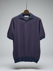 ナチュラルストレッチ】スキッパー ニットポロシャツ｜OUTLET (MEN'S