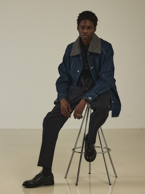 デタッチャブルカラー デニムブルゾン/ジャケット｜DESIGNWORKS (MEN'S