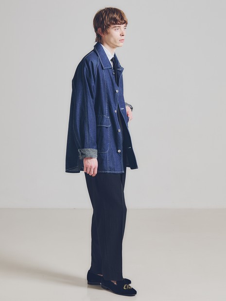 デタッチャブルカラー デニムブルゾン/ジャケット｜DESIGNWORKS (MEN'S