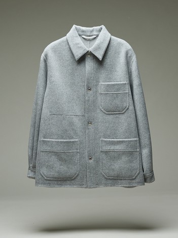 Super110's フレンチ カバーオール / リバー仕立て